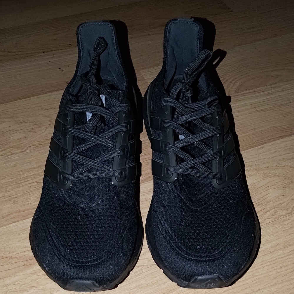 Adidas Ultraboost 21 FY0306 Triple Black Running Sneakers Shoes US Men's Sz 8.5